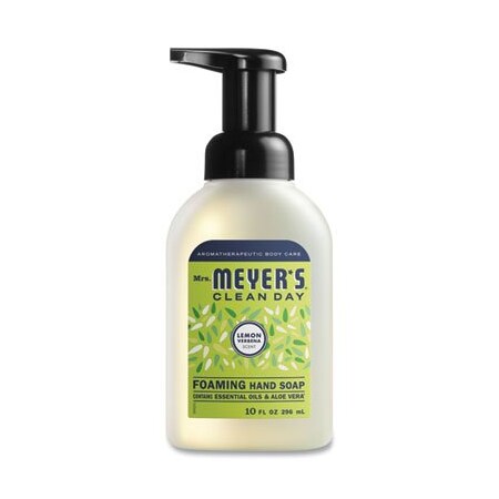 Sc Johnson Mrs.Meyers, FOAMING HAND SOAP, LEMON VERBENA, 10 OZ, 6PK 662032